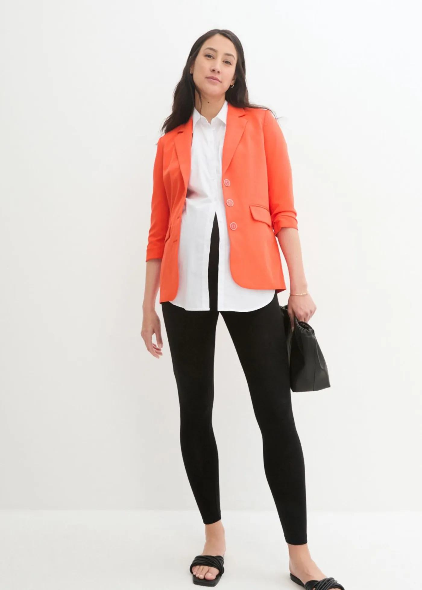 bonprix bonprix Premamá>Leggings premamá de algodón orgánico (2 unidades) Negro-negro