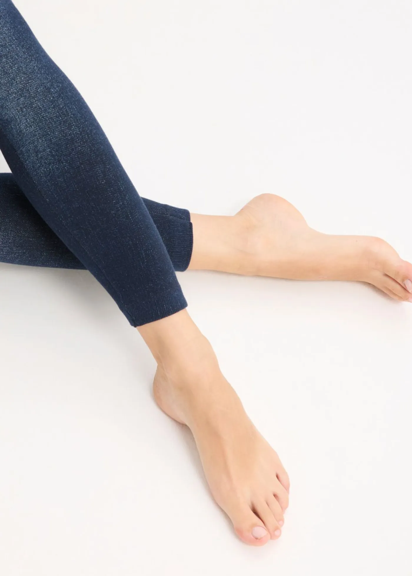 Mujer bonprix bonprix Leggings tipo medias, moldeadores, en look vaquero