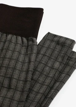 bonprix bonprix Ropa Interior Térmica|Pantalones>Leggings térmicos con interior suave Negro de cuadros