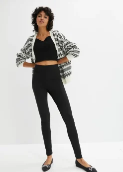 Mujer bonprix bonprix Leggings térmicos de talle alto con cintura alta y cómoda