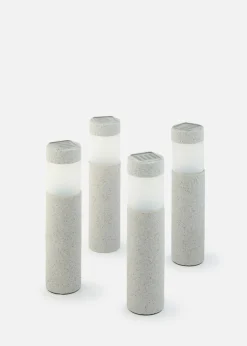 bonprix bonprix Lámpara decorativa solar para iluminación de caminos (4 unidades)