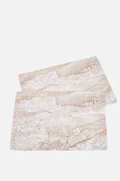 bonprix bonprix Vajilla|Manteleria Y Ropa De Cama>Mantel individual con estampado de mármol (2 unidades) arena-crema granulado