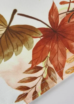 bonprix bonprix Vajilla|Manteleria Y Ropa De Cama>Manteles individuales con estampado de hojas (4 unidades) Marrón-blanco