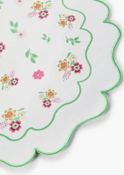 bonprix bonprix Manteles individuales redondos con bordado (2 unidades)