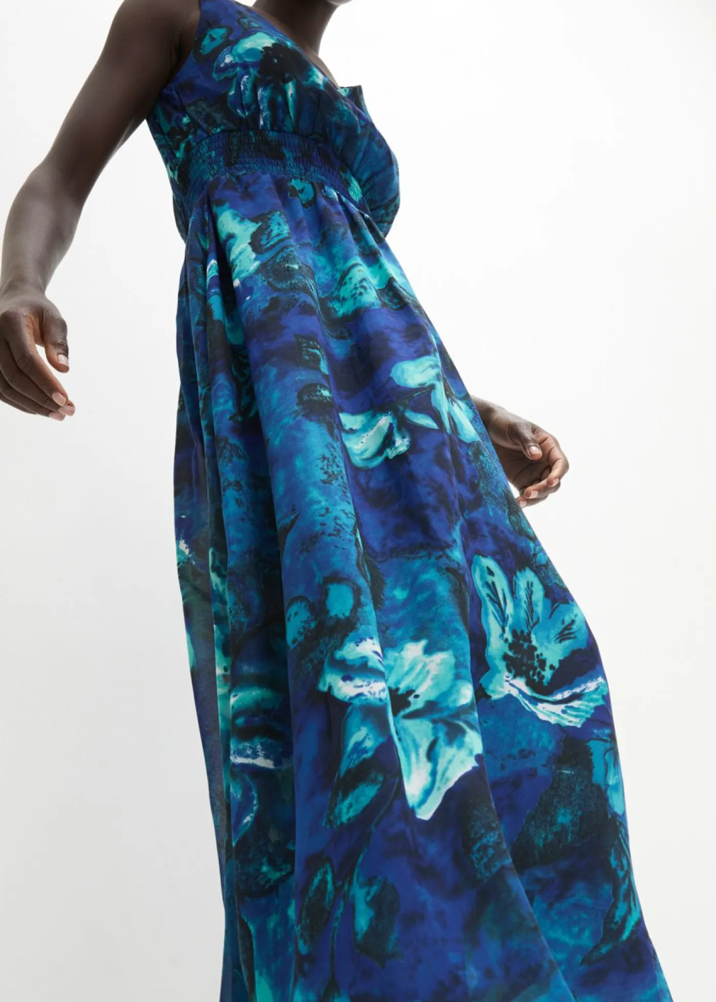 Mujer bonprix bonprix Maxivestido con estampado tropical