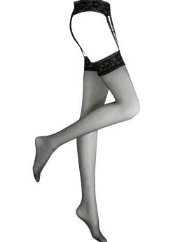 Mujer bonprix bonprix Medias con liga y liguero 20 den