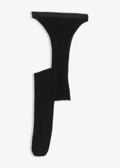 Mujer bonprix bonprix Medias de 30 den con liga y cinturón