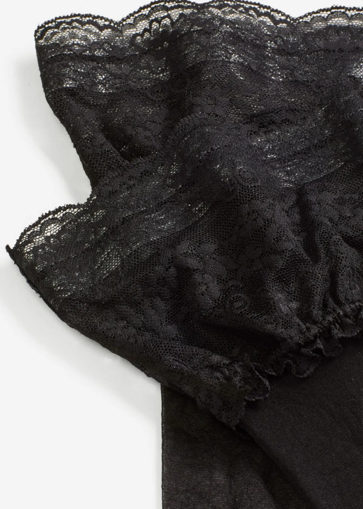 bonprix bonprix Lencería Sexy|Medias, Panties Y Calcetines>Medias de sujeción con encaje 20 den Negro