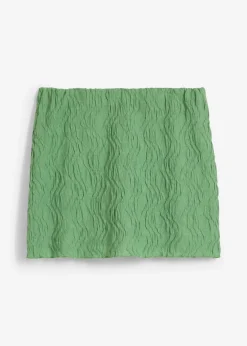 Mujer bonprix bonprix Minifalda con aspecto estructurado