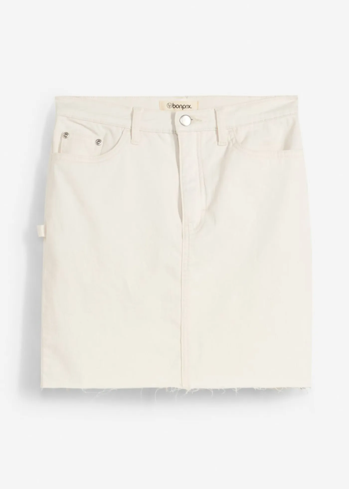 Mujer bonprix bonprix Minifalda de mezcla de algodón elástico