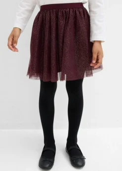 bonprix bonprix Ropa 2 A 9 Años·Vestidos Y Faldas>Minifalda de tul rojo burdeos