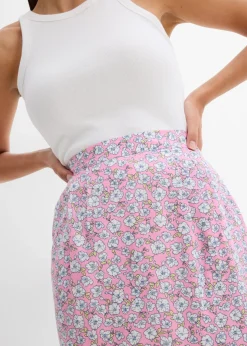 Mujer bonprix bonprix Minifalda de viscosa fluida