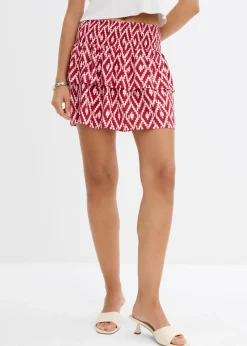 Mujer bonprix bonprix Minifalda de viscosa fluida