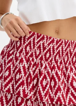 Mujer bonprix bonprix Minifalda de viscosa fluida