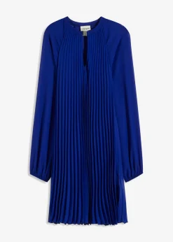 Mujer bonprix bonprix Minivestido de gasa fina con plisado