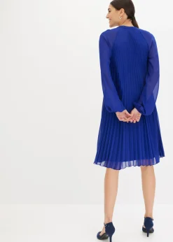 Mujer bonprix bonprix Minivestido de gasa fina con plisado