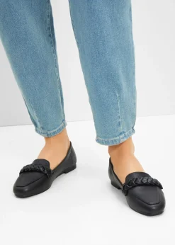bonprix bonprix Tendencias·Zapatos Veganos|Mocasines>Mocasín Negro