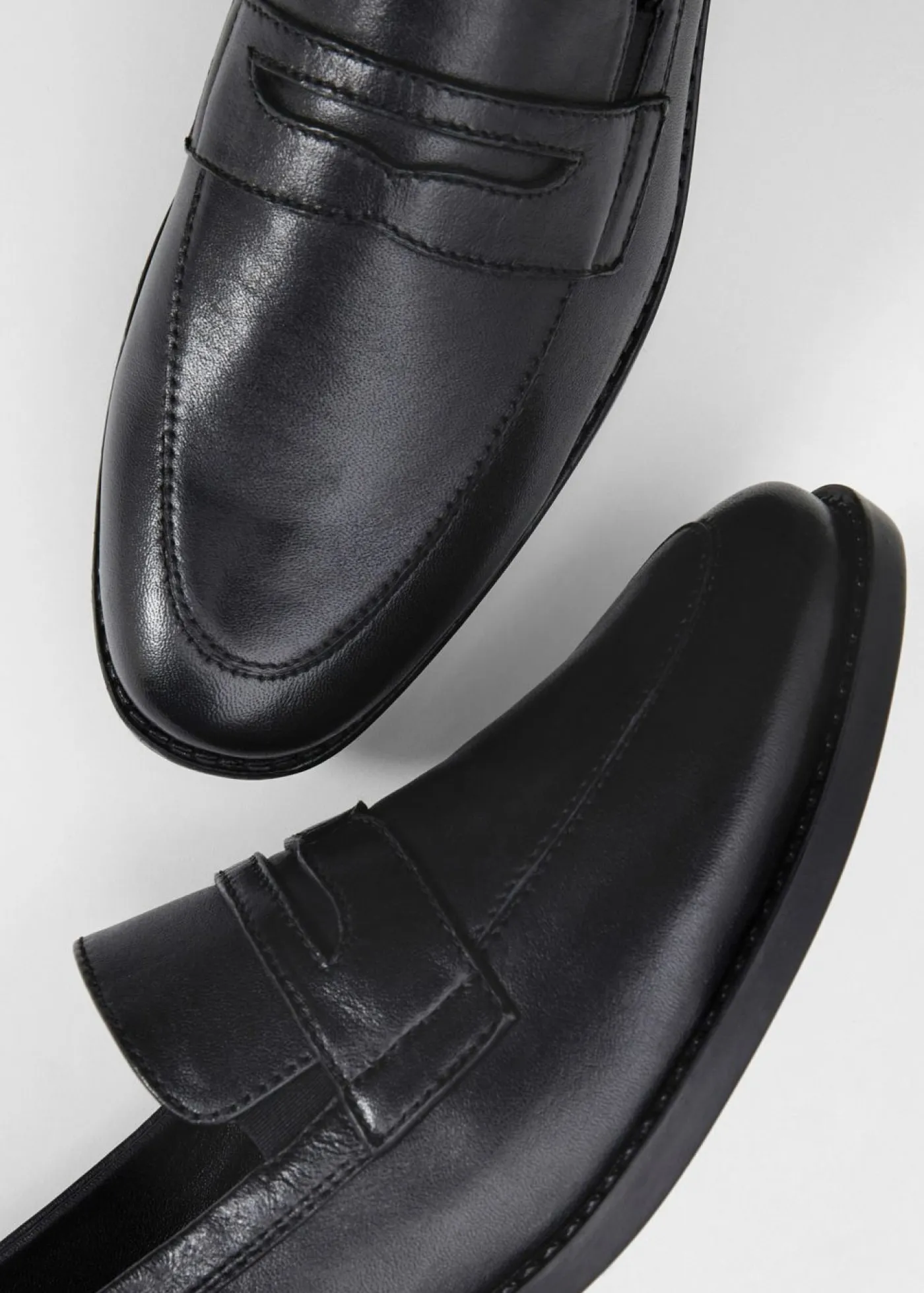 bonprix bonprix Mocasines|Zapatos Primavera-Verano>Mocasín de piel Negro