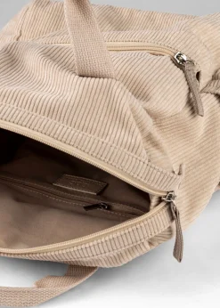 Mujer bonprix bonprix Mochila con aspecto de pana