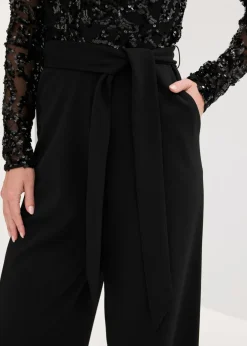 Mujer bonprix bonprix Mono con bordado de lentejuelas