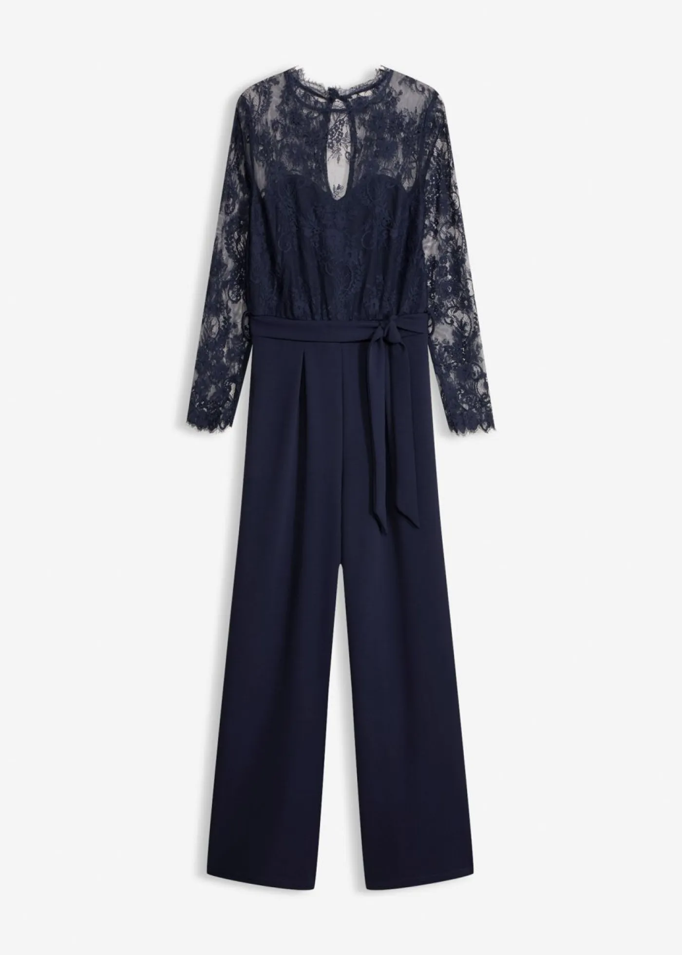 bonprix bonprix Monos|Novedades>Mono con encaje Azul marino