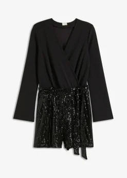 Mujer bonprix bonprix Mono con lentejuelas