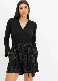 Mujer bonprix bonprix Mono con lentejuelas