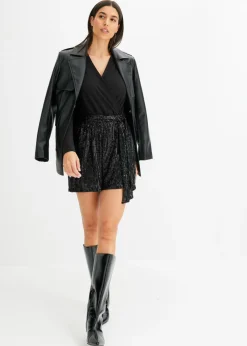 Mujer bonprix bonprix Mono con lentejuelas