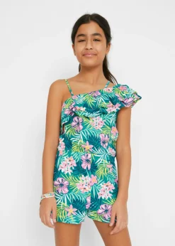 Niños bonprix bonprix Mono de algodón orgánico puro con hombro al descubierto