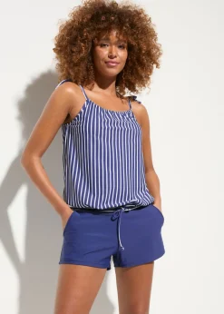 Mujer bonprix bonprix Mono de baño con tirantes para anudar