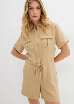 Mujer bonprix bonprix Mono de mezcla de viscosa fina