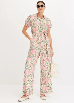 Mujer bonprix bonprix Mono de mezcla de viscosa fluida