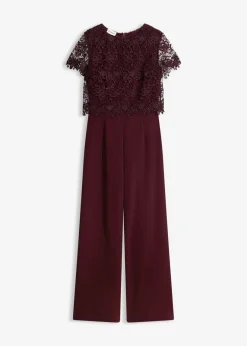 Mujer bonprix bonprix Mono de neopreno suave con encaje