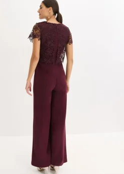 Mujer bonprix bonprix Mono de neopreno suave con encaje