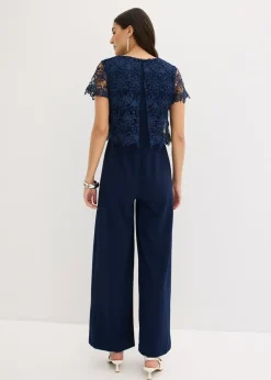 Mujer bonprix bonprix Mono de neopreno suave con encaje