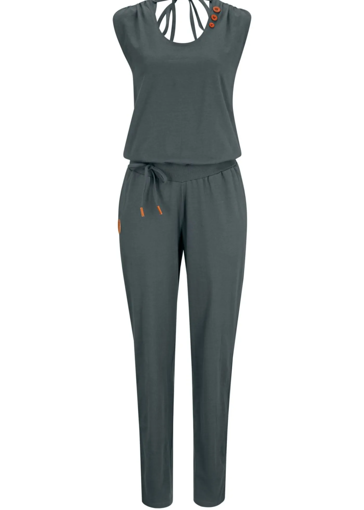 bonprix bonprix Monos>Mono de punto de mezcla de algodón Antracita jaspeado