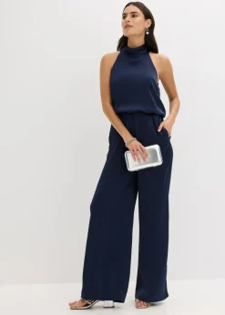 Mujer bonprix bonprix Mono de satén estructurado