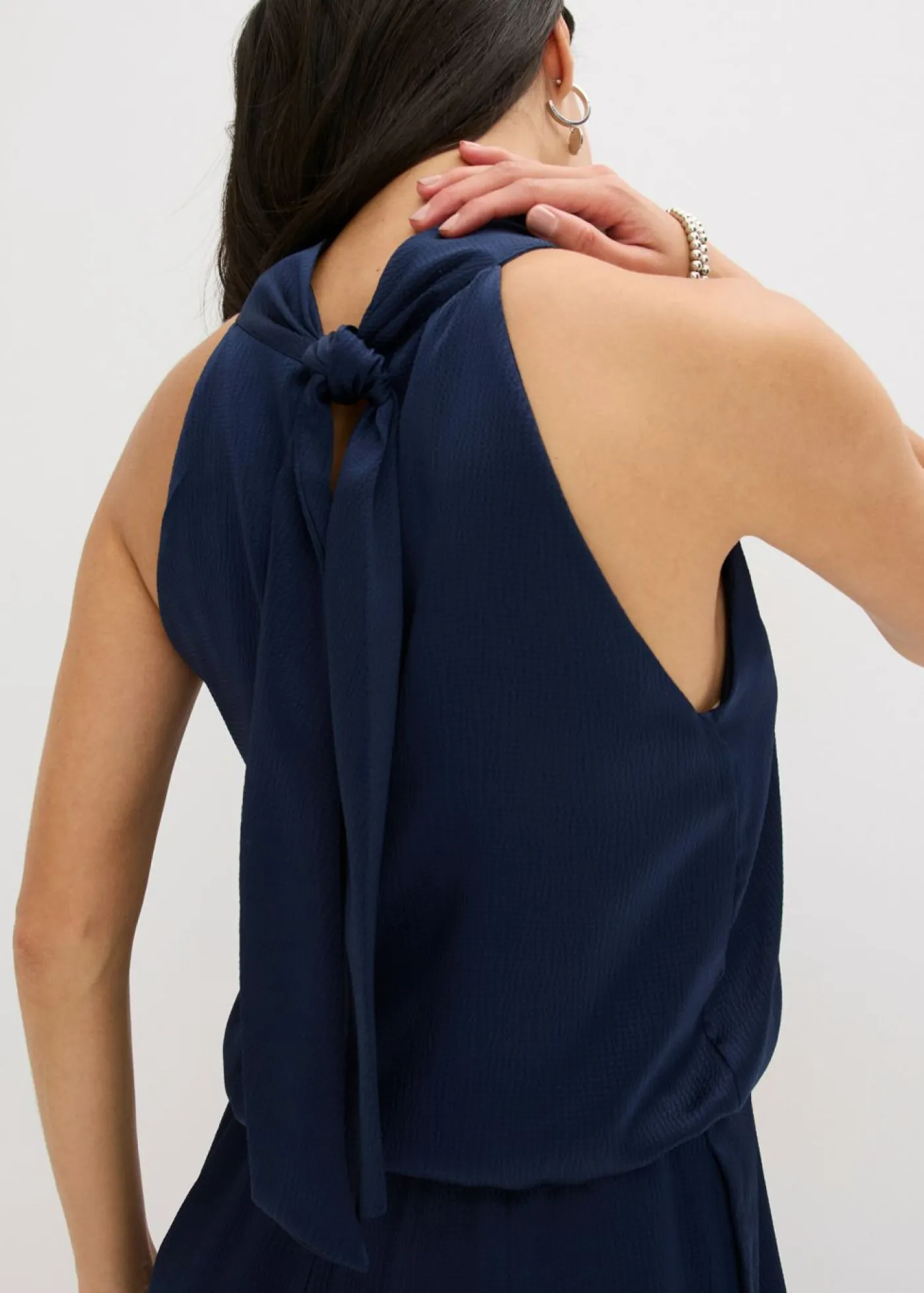 Mujer bonprix bonprix Mono de satén estructurado