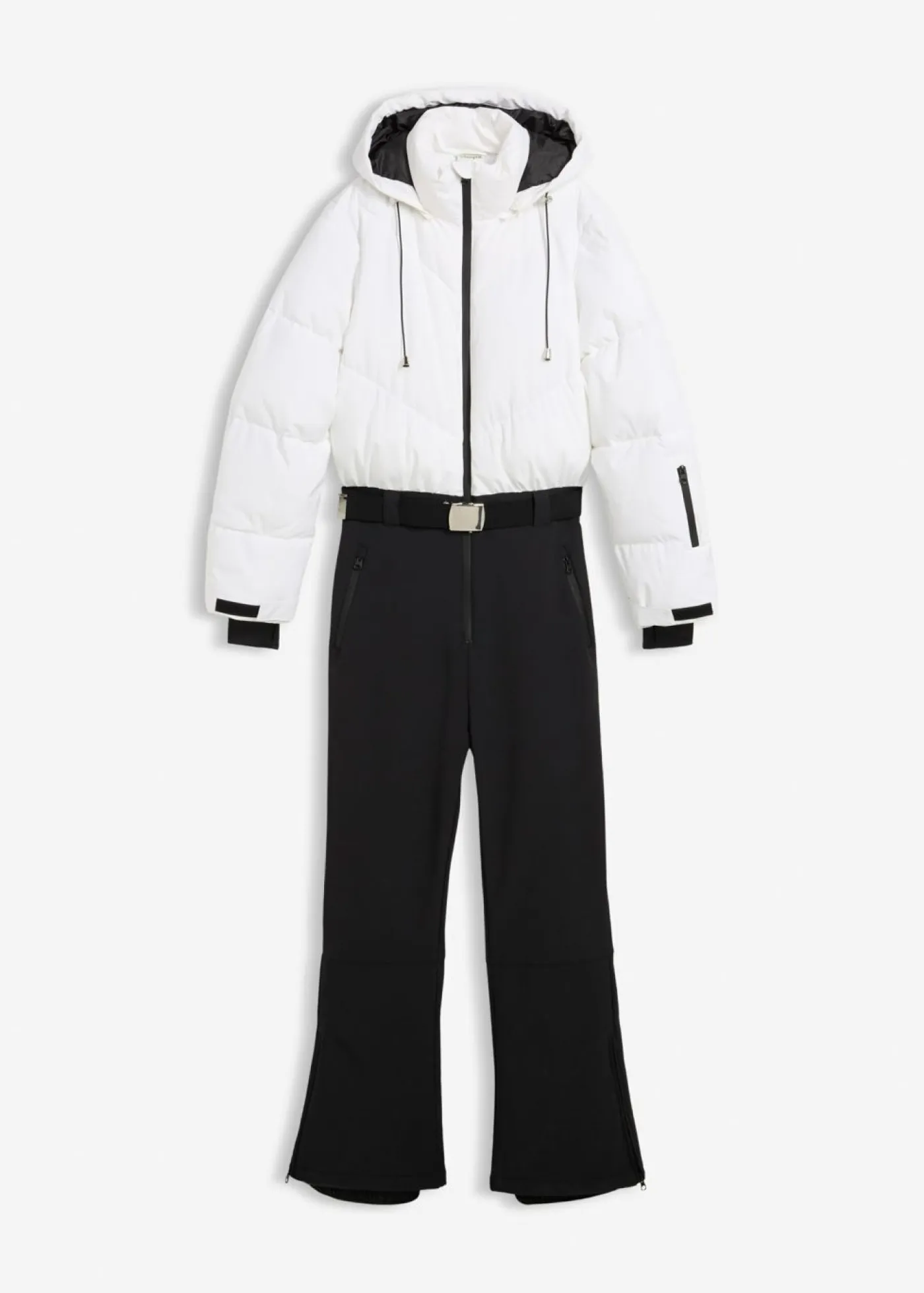 bonprix bonprix Ropa Para El Aire Libre|Monos>Mono funcional guateado e impermeable Blanco-negro