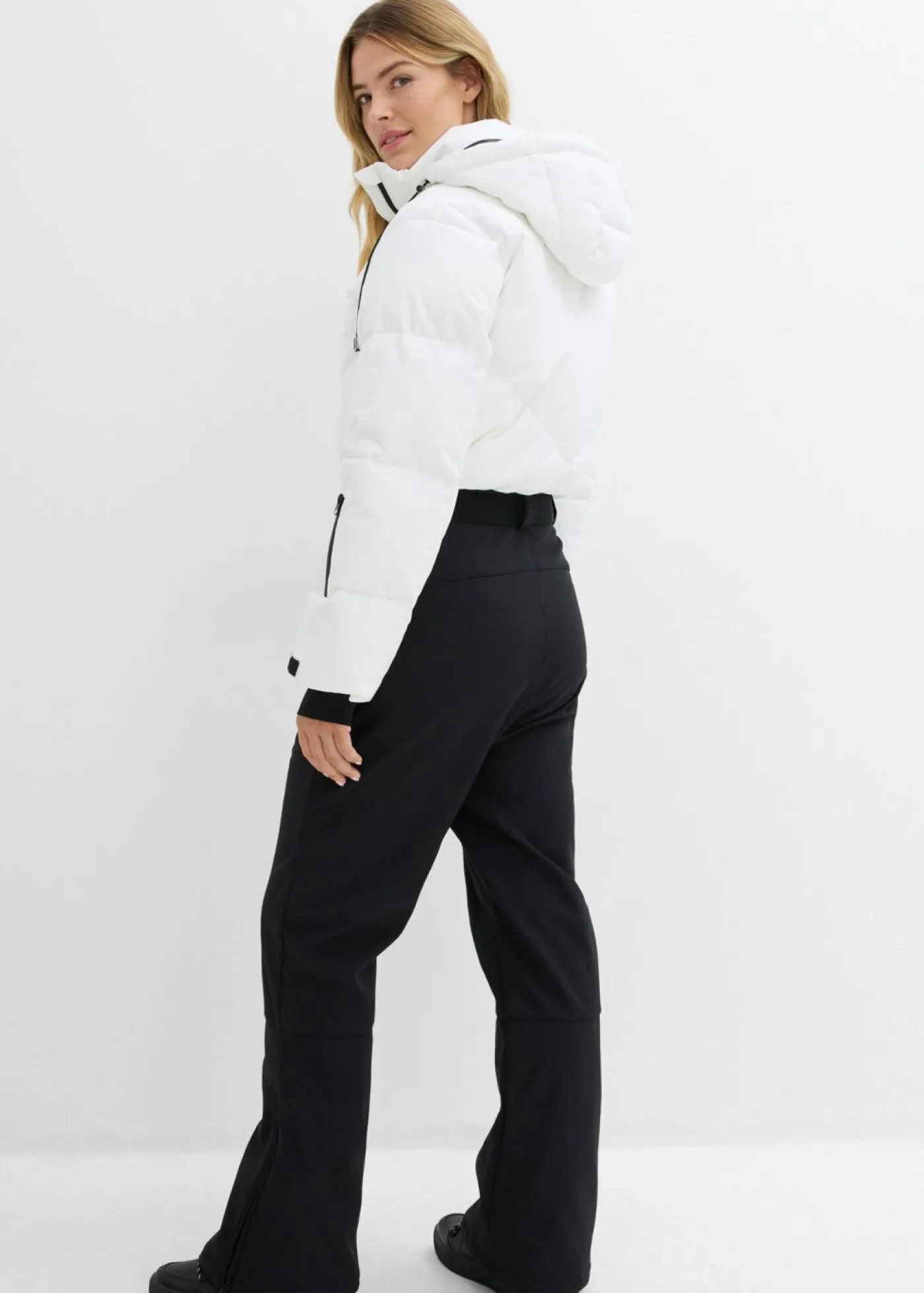 bonprix bonprix Ropa Para El Aire Libre|Monos>Mono funcional guateado e impermeable Blanco-negro