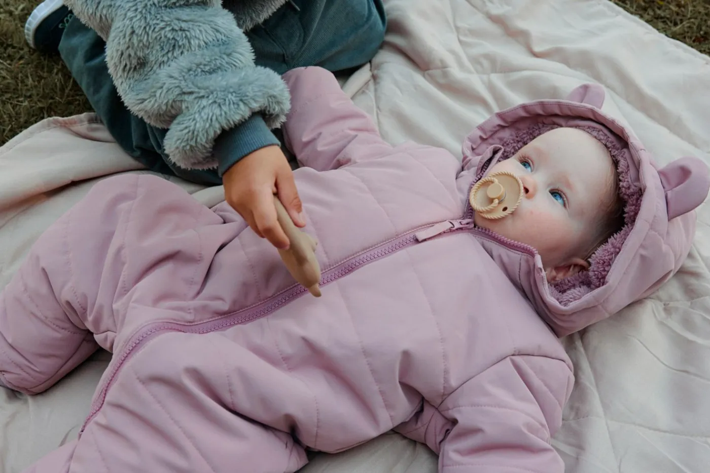 Niños bonprix bonprix Mono guateado con tejido polar