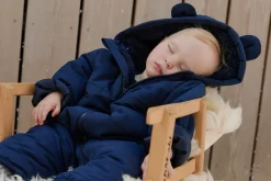 bonprix bonprix Abrigos|Bodies Y Conjuntos>Mono guateado con tejido polar Azul marino