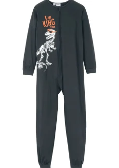 bonprix bonprix Niño·Pijamas>Mono para dormir de algodón suave Negro