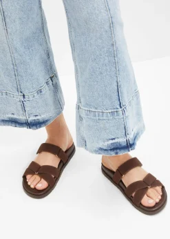 bonprix bonprix Zapatos Primavera-Verano|Ropa De Playa>Mules Marrón tierra