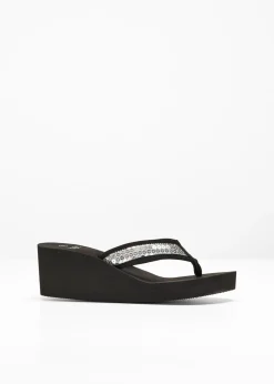bonprix bonprix Tendencias·Zapatos Veganos|Zapatos Primavera-Verano>Mules de cuña Negro