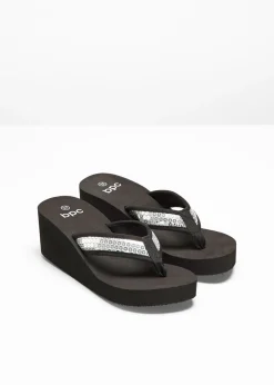 bonprix bonprix Tendencias·Zapatos Veganos|Zapatos Primavera-Verano>Mules de cuña Negro