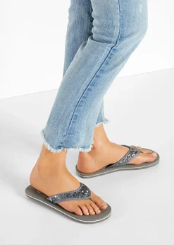 bonprix bonprix Zapatos Primavera-Verano|Ropa De Playa>Mules de dedo Gris