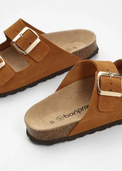 Mujer bonprix bonprix Mules de piel