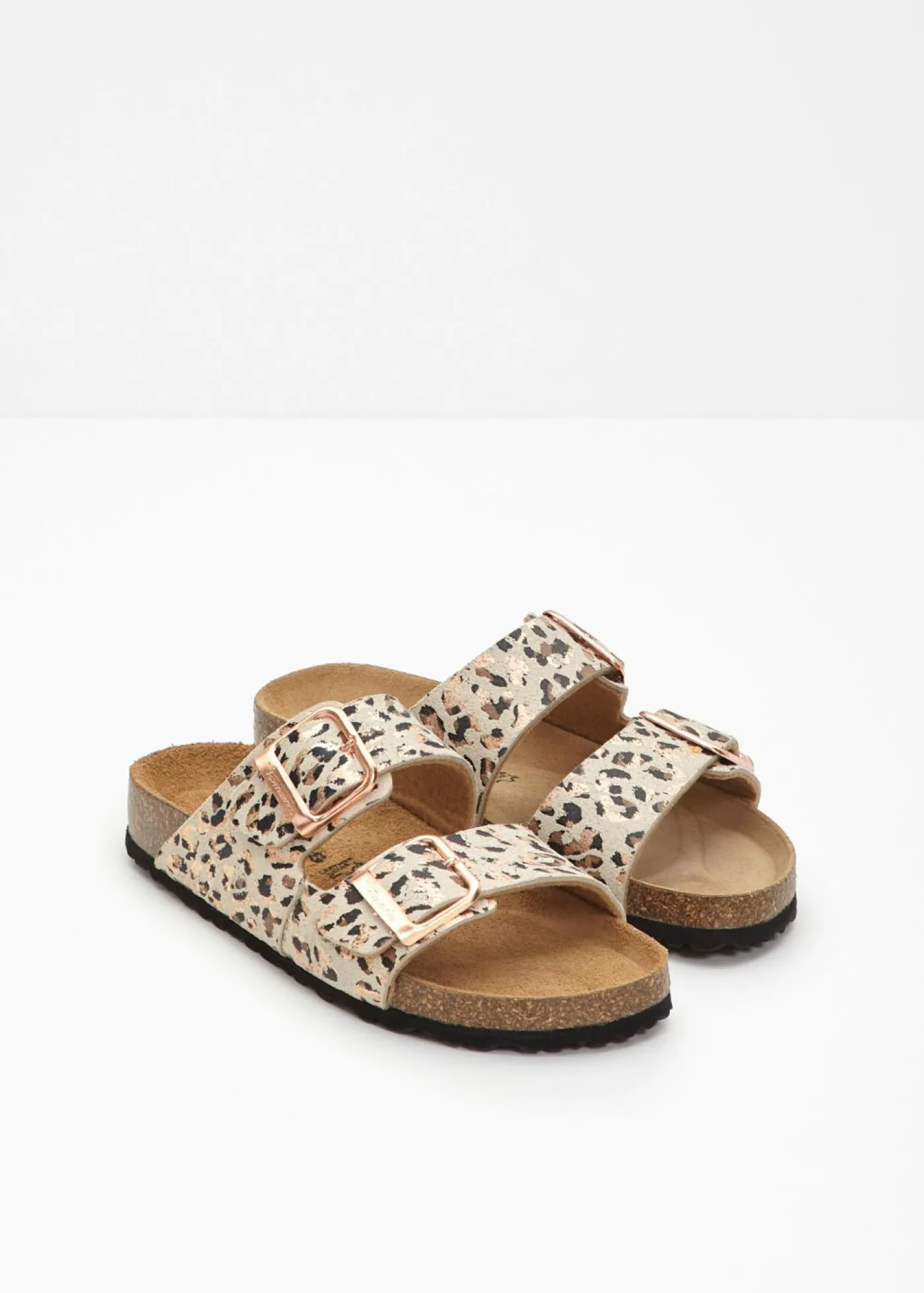 bonprix Tamaris Zapatos De Marca·Tamaris|Zapatos Primavera-Verano>Mules de Tamaris estampado leo beige