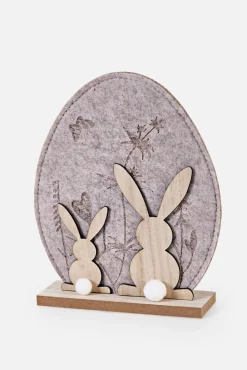 bonprix bonprix Muebles De Sala De Estar·Decoración|Decoración Barata>Objeto decorativo en forma de huevo con conejito gris oscuro-marrón